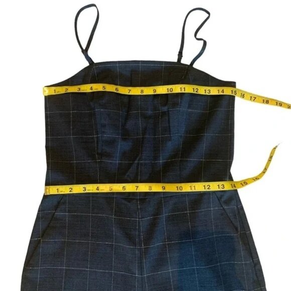 Banana Republic Windowpane Wide Leg Jumpsuit - Picture 5 of 12